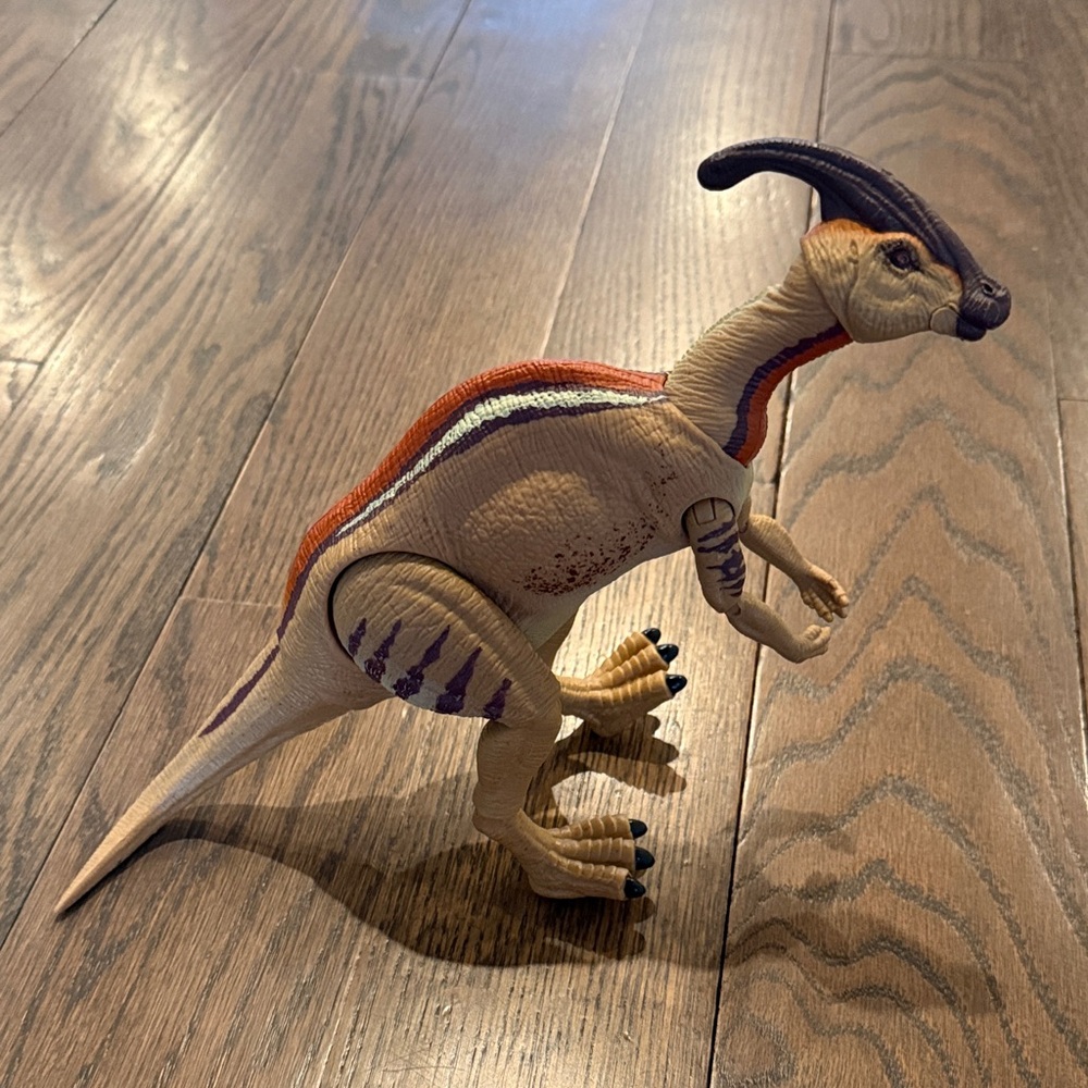 Parasaurolophus Dinosaur Toy Jurassic World Hammond collection